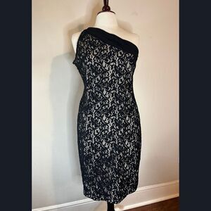 The Limited One Shoulder Lace Dress